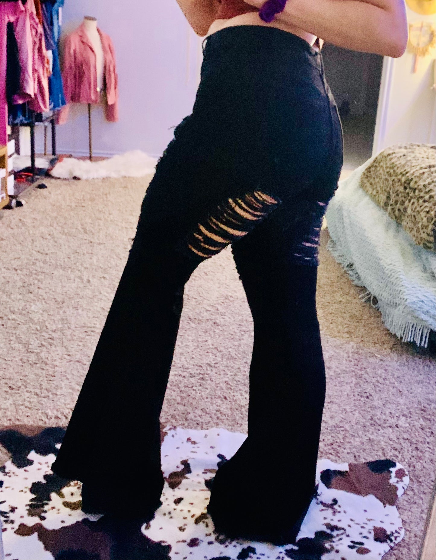 Holy Ripped Jeans High Waisted